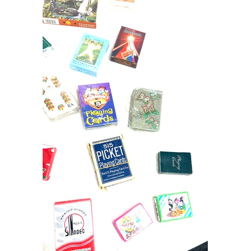 30 - 30 x vintage and two antique playing card decks, including NFL football, baseball stars, comic super... 