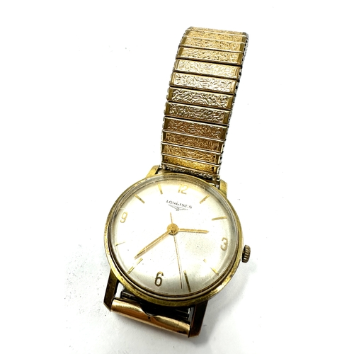 453 - Vintage gents Longines wristwatch the watch is ticking