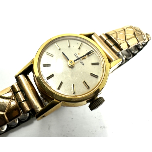 454 - Vintage ladies omega wristwatch the watch is ticking