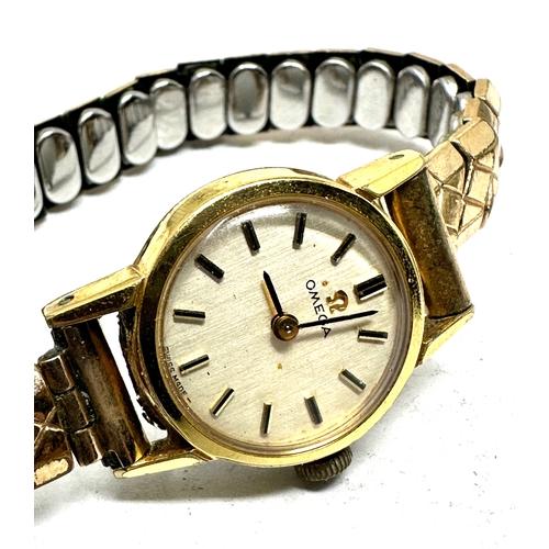 454 - Vintage ladies omega wristwatch the watch is ticking