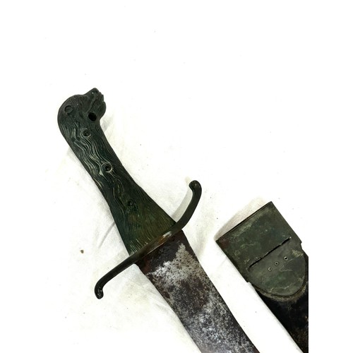 573 - Rare french artillery marine side arm sword 1792 pattern length 66cm