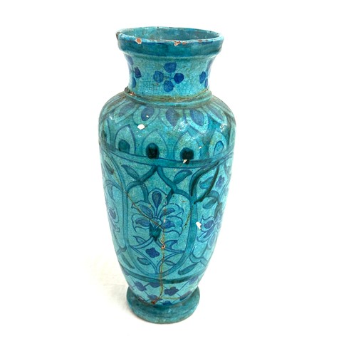 67 - Antique persian iznik vase height 34cm