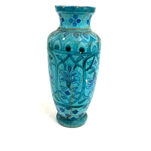 67 - Antique persian iznik vase height 34cm