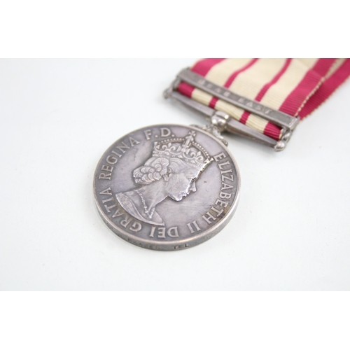 432 - ERII NGS Medal Near East D/SSX.865903 R. Fraser Tel RN