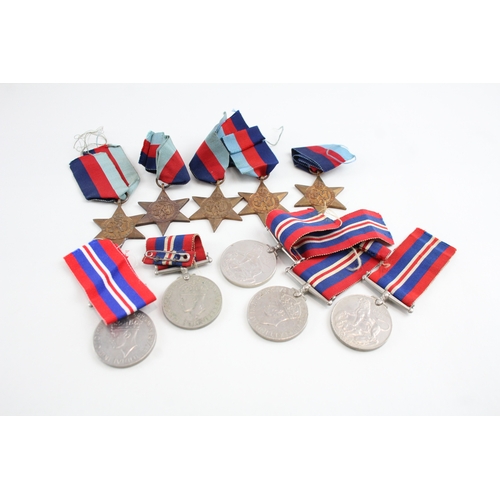 435 - WW2 Medals Inc War & 1939-45 Stars x 10