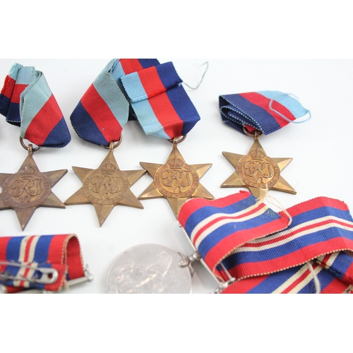 435 - WW2 Medals Inc War & 1939-45 Stars x 10