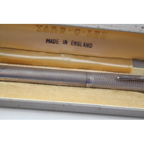 57 - Yard O Led .925 Sterling Silver Ballpoint Pen / Biro In Original Box