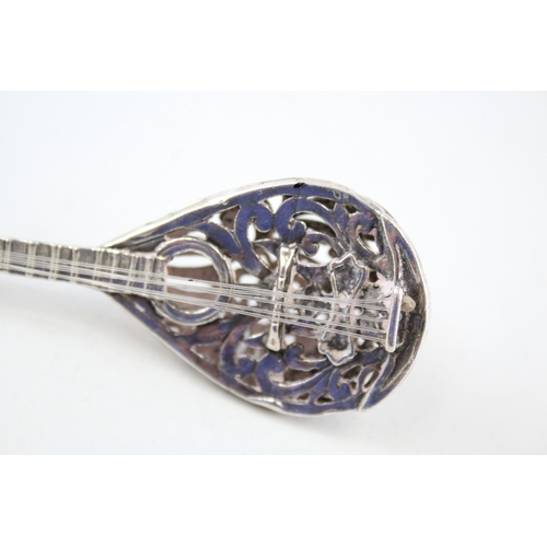 65 - .925 sterling silver novelty banjo ornament