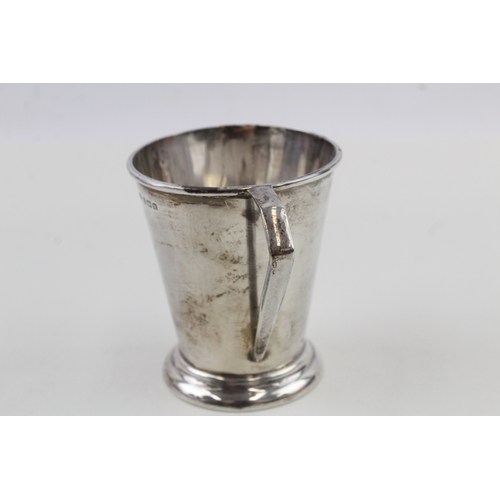 81 - .925 sterling silver art deco christening cup