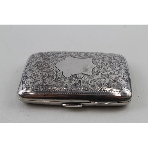 92 - edwardian .925 sterling silver cigarette case