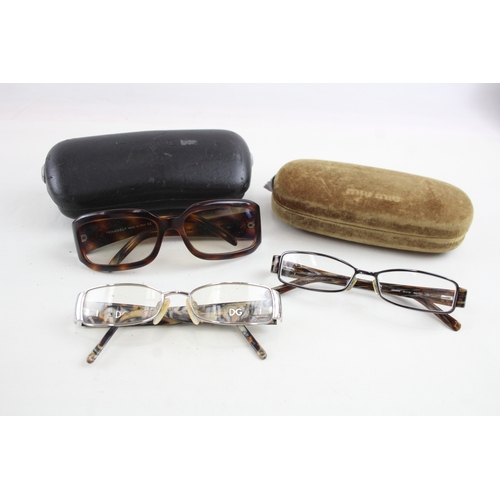 473 - Designer Prescription Glasses Frames Inc Miu Miu, Chanel, Dolce & Gabbana x 3