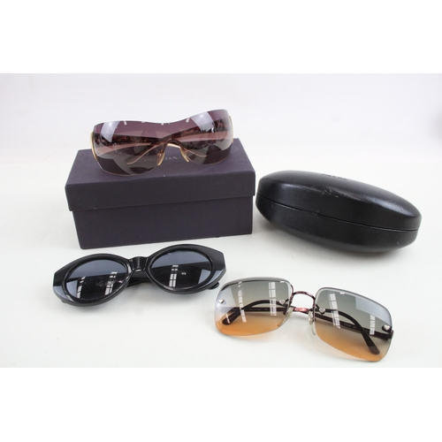 476 - Designer Sunglasses \ Glasses Inc Chloe, Versace, Prada, Cases x 3