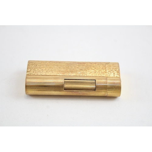 492 - Boxed Dunhill Gold Plated S-Shape Lighter