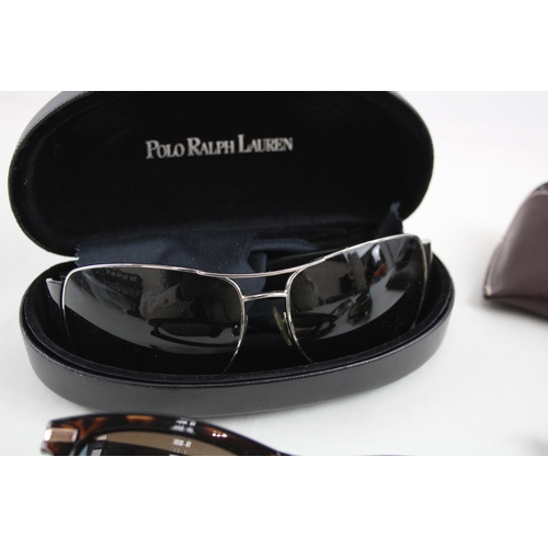 500 - Designer Sunglasses \ Glasses Inc Ralph Lauren, Persol, Cases x 3