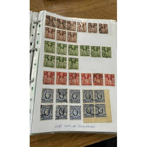 78 - Great Britain stamps George V1 ( 1937 ) to Queen Elizabeth ( 2000 ) VOL 1