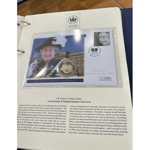 76 - Queen Elizabeth wilding covers, Queen Elizabeth Golden Jubilee and Diana Princess of Wales Commemora... 