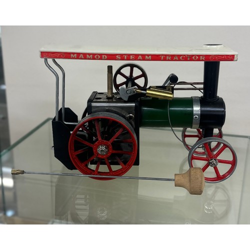 11 - Mamod steam tractor TE1a in original box