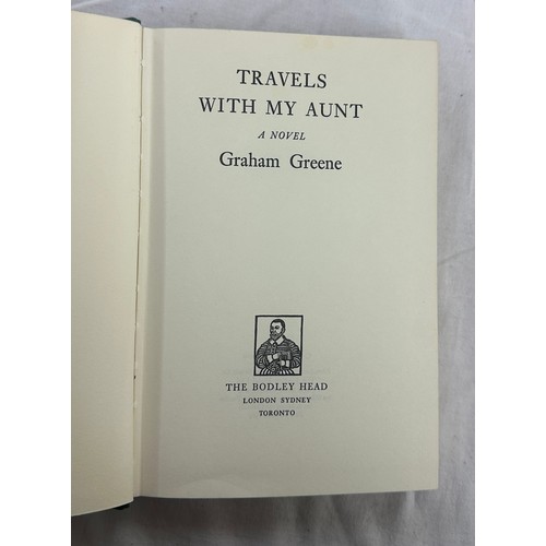 625 - Graham Greene 1st edition travels with my aunt 1969