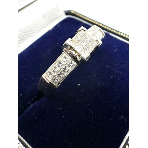 128 - 18ct diamond set with 1.64 ct of diamonds weight 6g