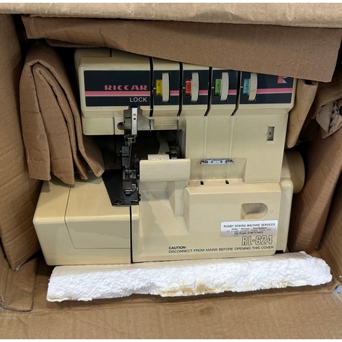 245 - Riccar lock sewing machine - untested