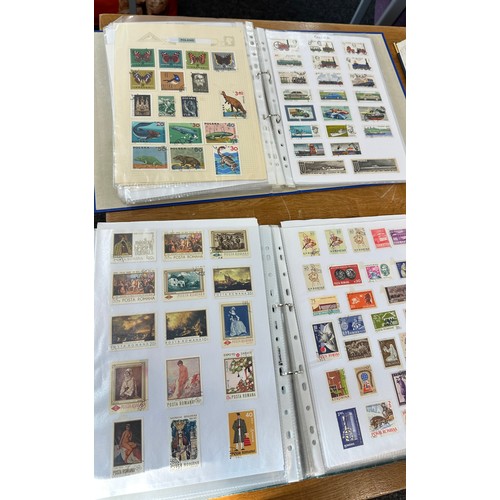 221 - Large stamp collection, 6 full packed albums, British common wealth and world wide