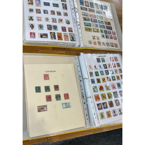 221 - Large stamp collection, 6 full packed albums, British common wealth and world wide