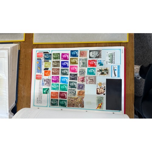 221 - Large stamp collection, 6 full packed albums, British common wealth and world wide