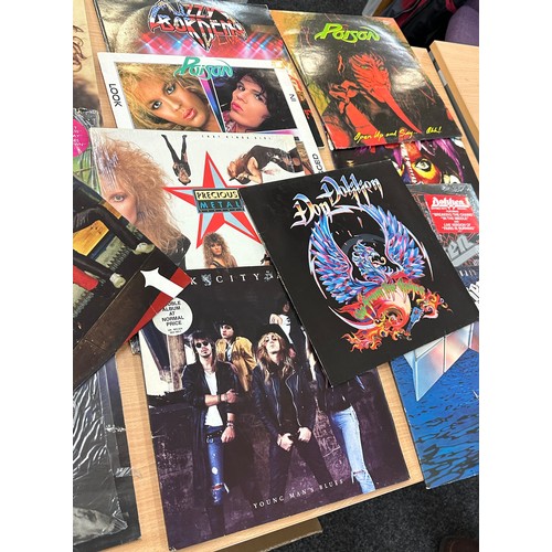 14 - Large selection of LPS to include ' Poison', 'David Lee Roth' etc