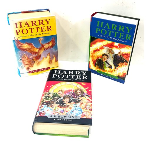 108 - Three Harry Potter books to include ' Harry Potter and the Order of the Phoenix', ' Harry Potter and... 