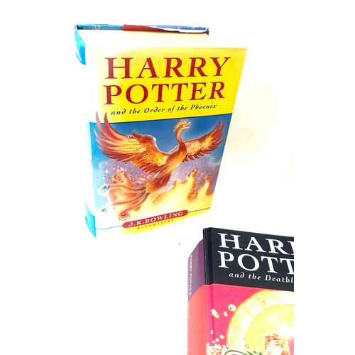 108 - Three Harry Potter books to include ' Harry Potter and the Order of the Phoenix', ' Harry Potter and... 