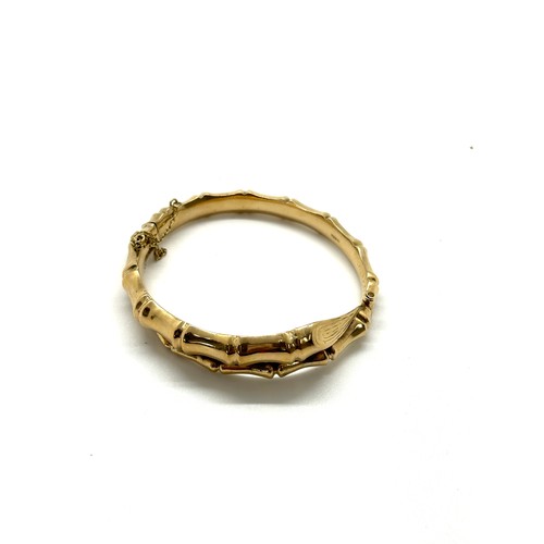 435 - 9ct gold bangle total weight 15 grams