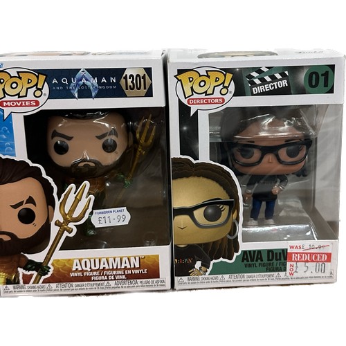 37 - Boxed Funko Pop Movies ' Aquaman' to include ' Black Manta', ' Aqua man The Lost Kingdom' and Pop di... 