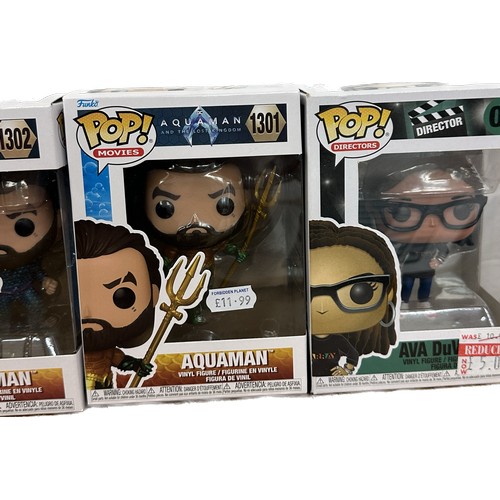 37 - Boxed Funko Pop Movies ' Aquaman' to include ' Black Manta', ' Aqua man The Lost Kingdom' and Pop di... 