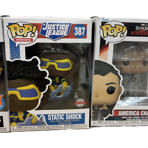 78 - Boxed Funko Pop Comics, Heroes to include ' Casey Jones', ' Static Shock' and ' America Chavez'