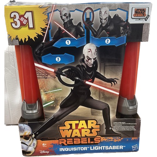 61 - Starwars Rebels Inquisitor lightsaber in original packaging