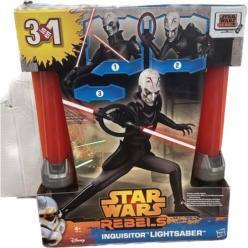 61 - Starwars Rebels Inquisitor lightsaber in original packaging