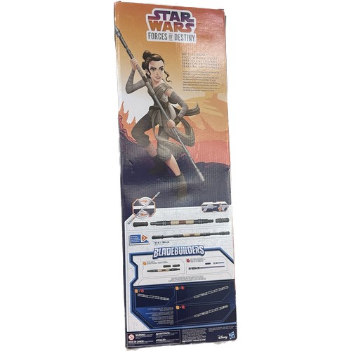 264 - Starwars ' Forces of Destiny' Rey of Jakku lightsaber in original packaging