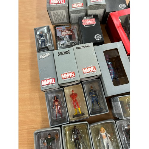 251 - Large selection of boxed Marvel die cast figures