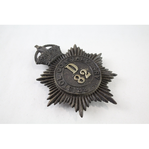 530 - Bristol Constabulary Kings Crown Helmet Plate