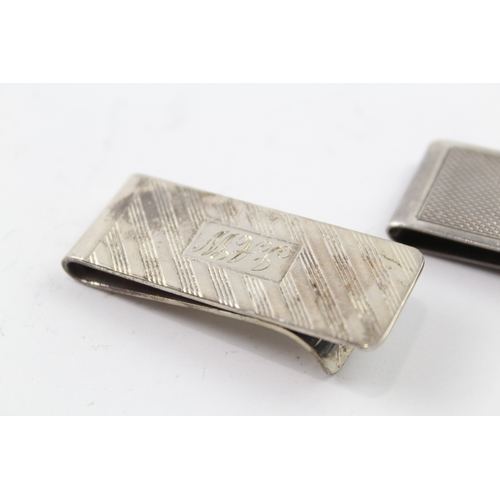 5 - 2 x .925 sterling silver money clips gents