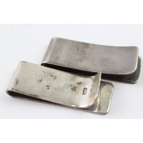 5 - 2 x .925 sterling silver money clips gents