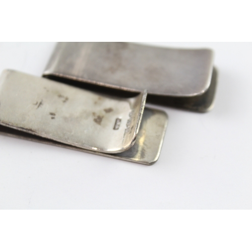 5 - 2 x .925 sterling silver money clips gents