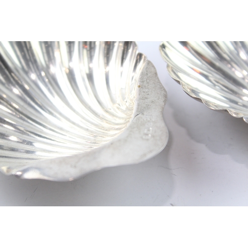 11 - 2 x .925 sterling silver salt dishes