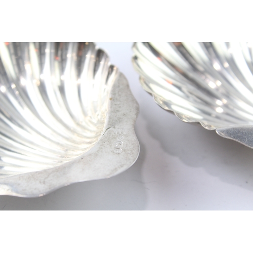 11 - 2 x .925 sterling silver salt dishes