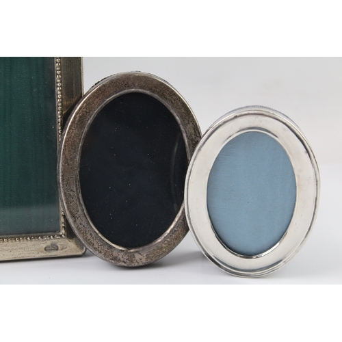 21 - 4 x .925 sterling silver photograph frames