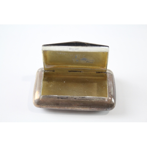 22 - .800 silver snuff box