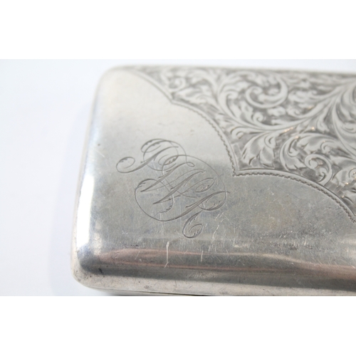 24 - antique .925 sterling silver cigarette case