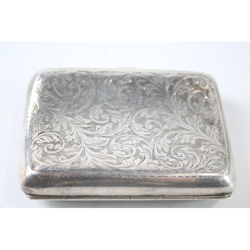 24 - antique .925 sterling silver cigarette case