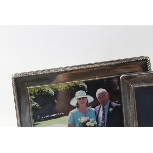 40 - 3 x .925 sterling silver photograph frames