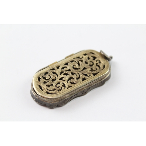 42 - antique .925 sterling silver vinaigrette